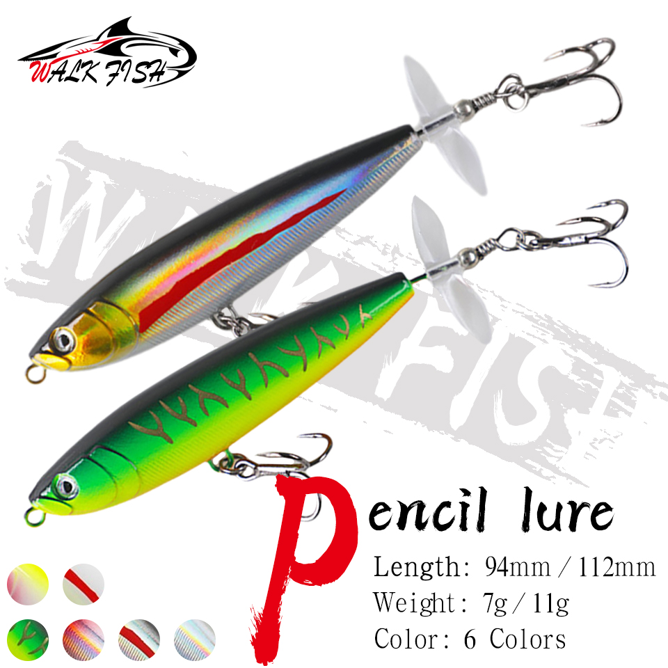 Fishing Lure Topwater - WALK FISH طُعم دوّار 7 جم/11