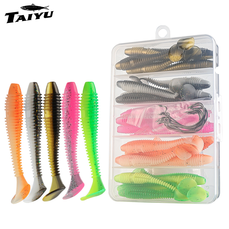 Fishing Lure Swimbait - مجموعة طُعم صيد ناعمة من تاييو