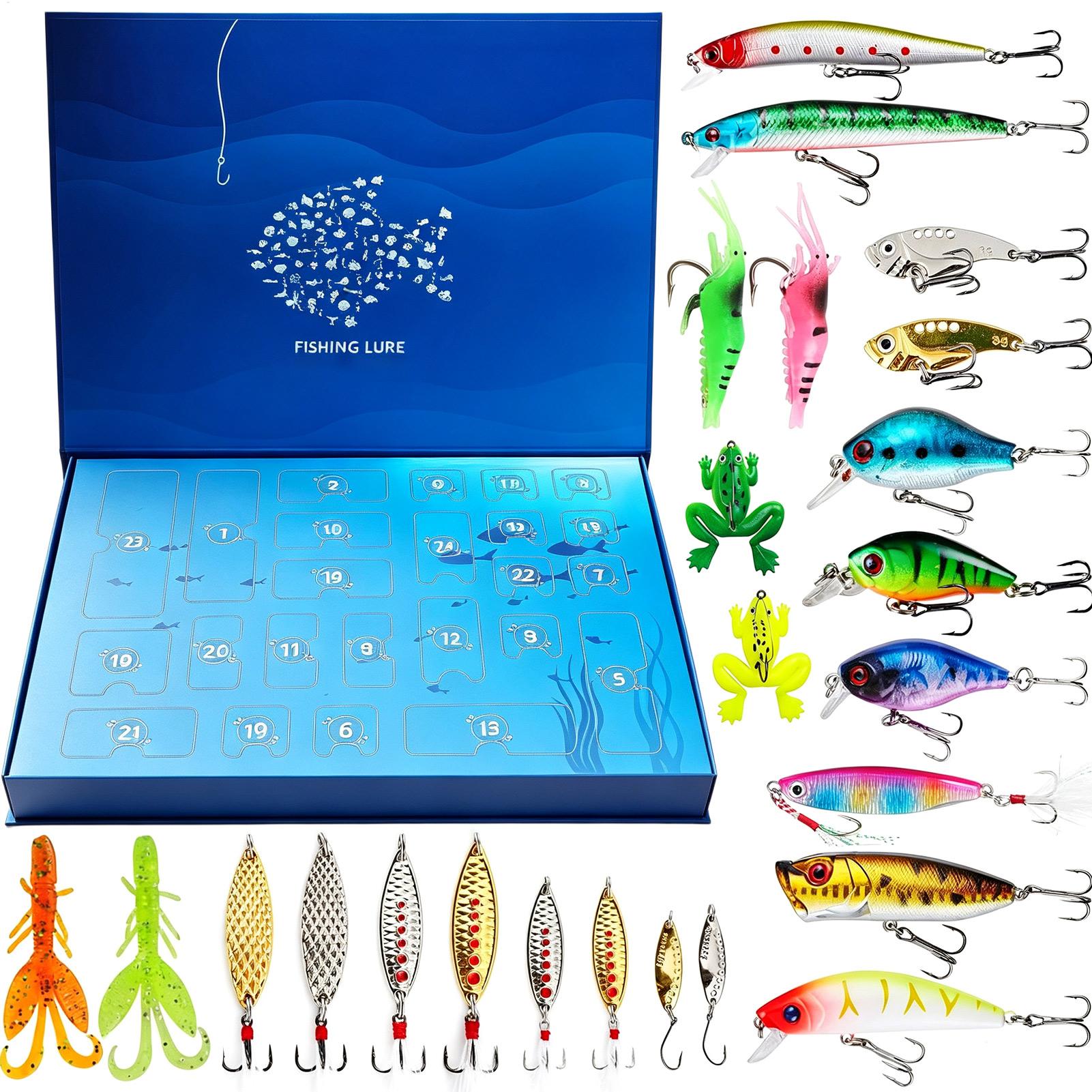 عد تنازلي لعيد الميلاد لمدة 24 - مراجعة Fishing Lure Box وسعره