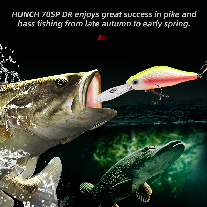 ALLBLUE HUNCH 70SP DR طعم صيد  - مراجعة Fishing Lure Spinnerbait وسعره