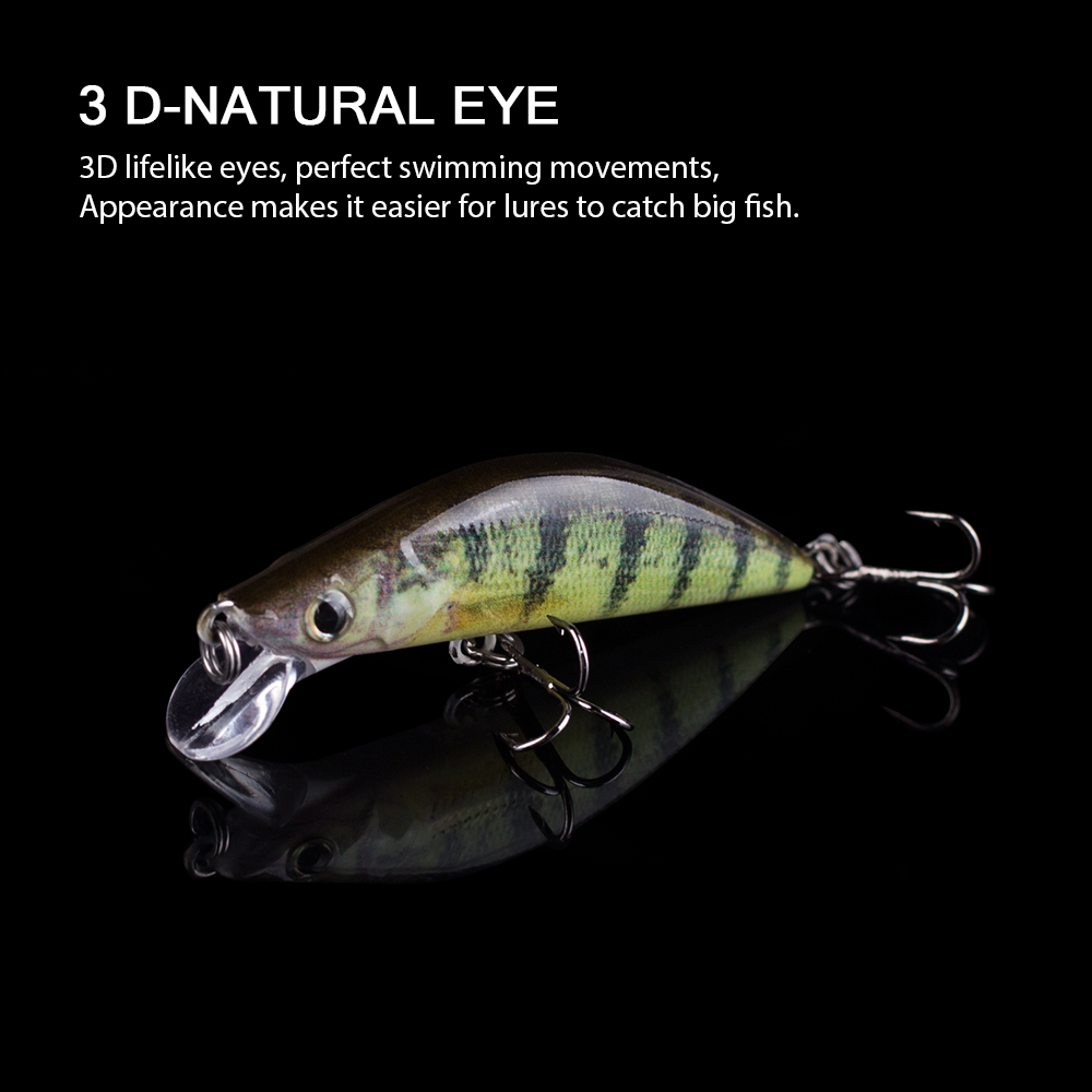 Hanlin-Mini سمكة صيد سمك السحر - مراجعة Fishing Lure Crankbait وسعره