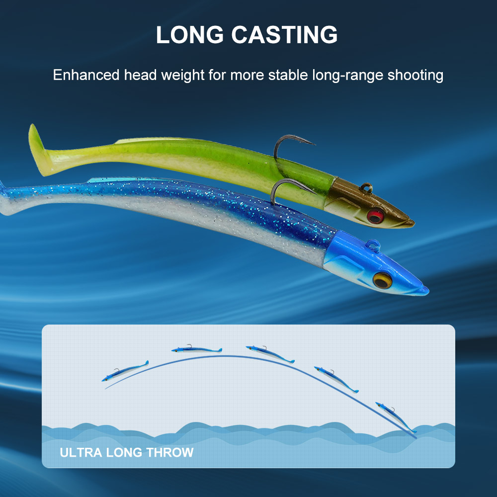 ESFISHING طعوم صيد ناعمة Leurr - مراجعة Fishing Lure Swimbait وسعره