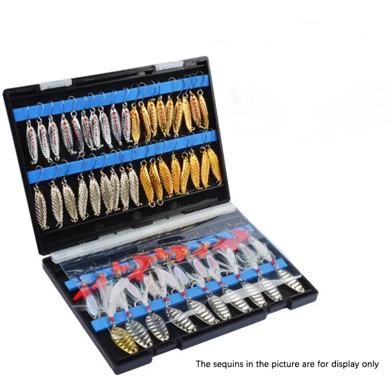 صندوق أدوات صيد محمول مزدوج ال - مراجعة Fishing Lure Spinnerbait وسعره