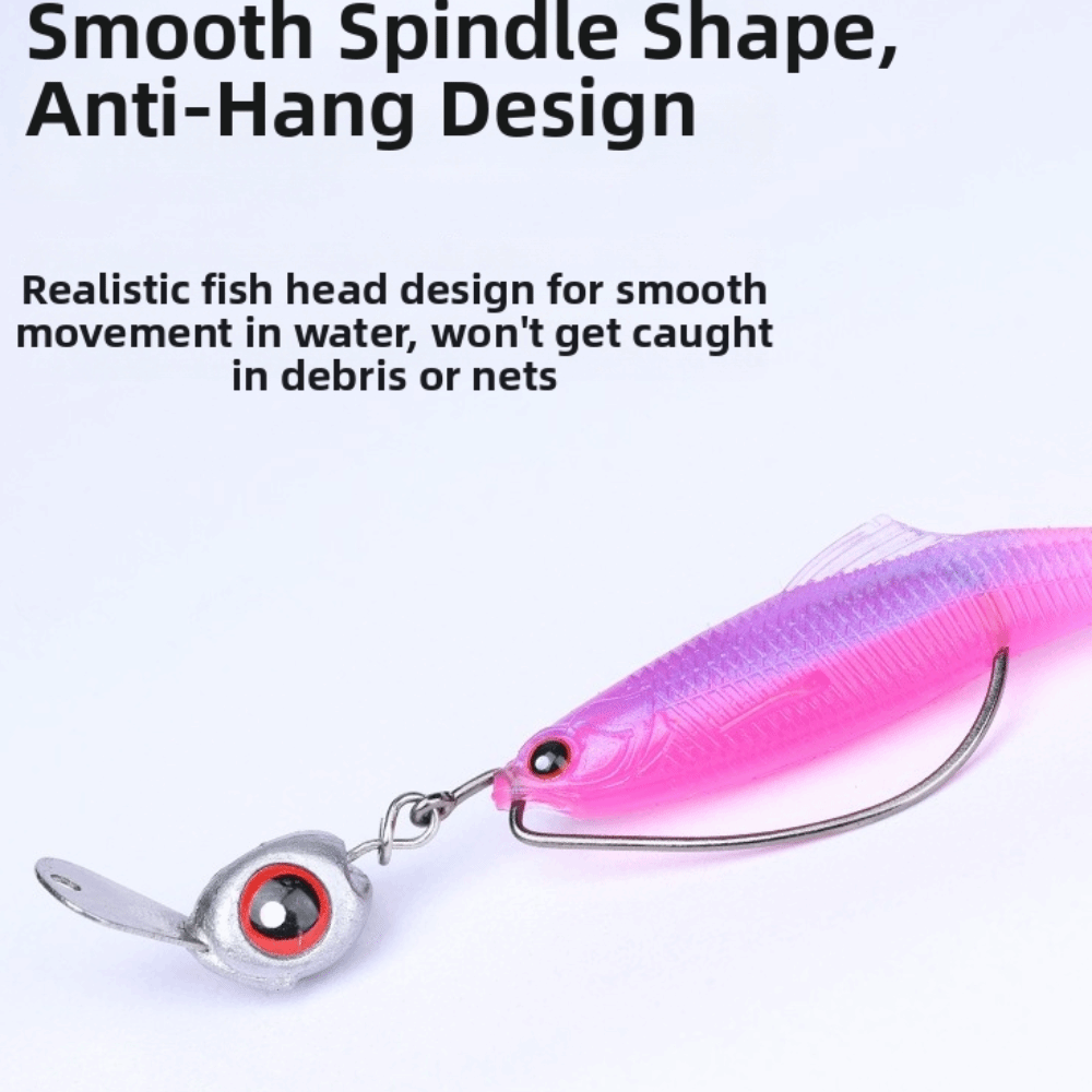 10 قطع من طُعم الصيد برأس جيج  - مراجعة Fishing Lure Jig وسعره